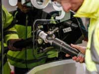 Wodorowy Solaris na stacji paliw Orlen przy ul. Łukasiewicza (fot. KM-Płock)