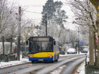 Autobus linii 4 na ul. Słonecznej