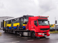 Mercedes #664 opuszcza zajezdnię