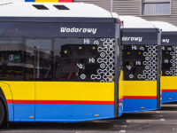 Specjalny wzór graficzny wyróżniający autobusy wodorowe