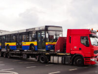 MAN #657 opuszcza zajezdnię jako ostatni autobus w taborze spod znaku lwa