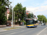 Autobus linii 22 na ul. Spółdzielczej