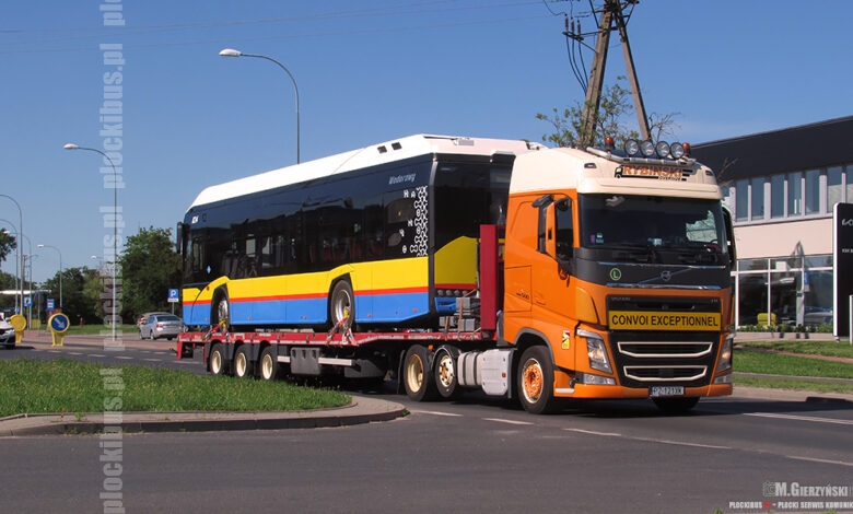 Solaris #824 w drodze do zajezdni