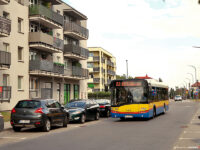 Autobus linii 22 na ul. Strzeleckiej