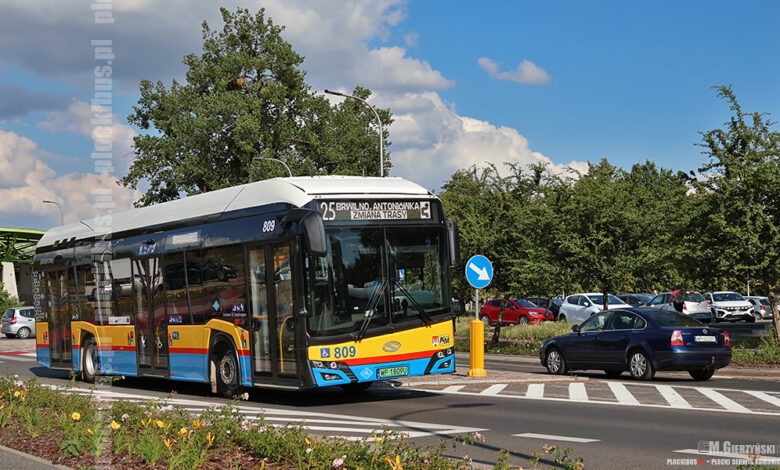 Solaris hydrogen #809 na linii 25