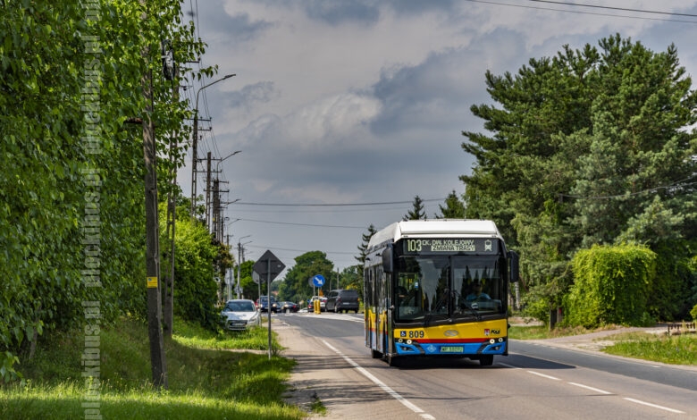 Solaris hydrogen #809 na linii 103