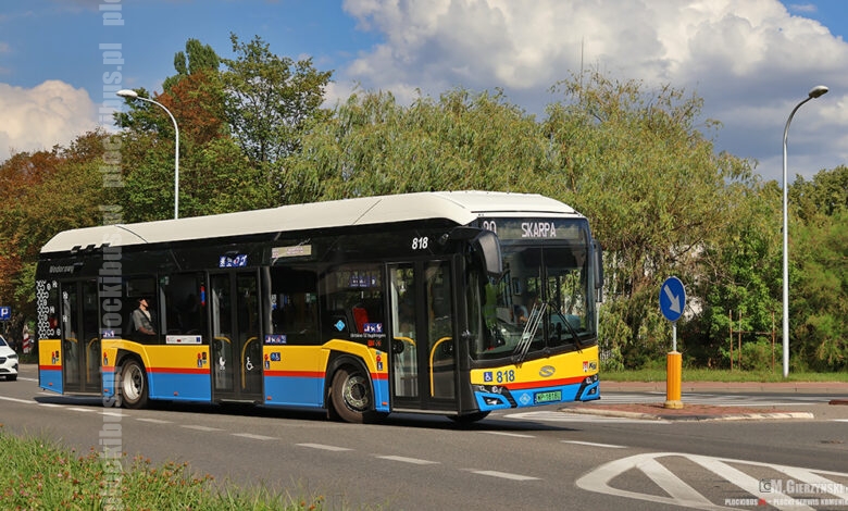 Solaris hydrogen #818 na linii 20