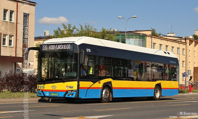 Solaris hydrogen #819 na linii 120