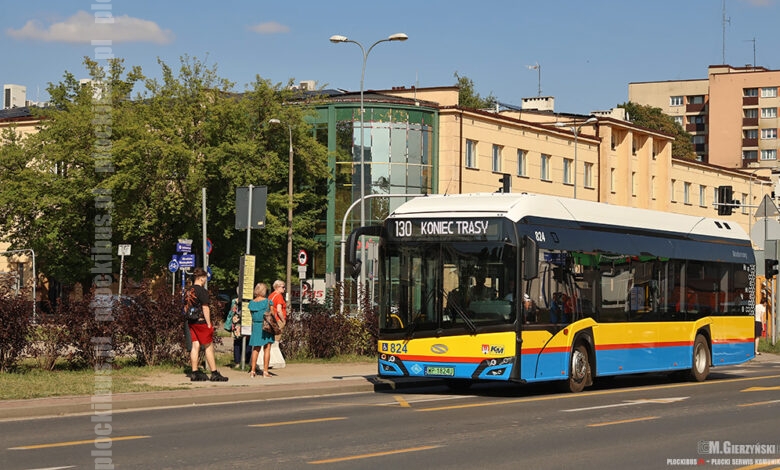 Solaris hydrogen #824 na linii 130